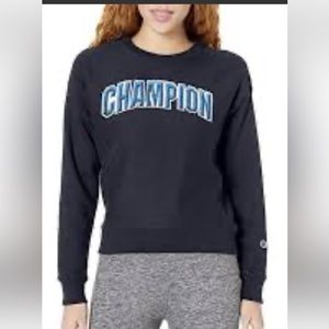 Champion Size S  Reverse Weave Crew Sweatshirt Floss Stitch Block Arch B…